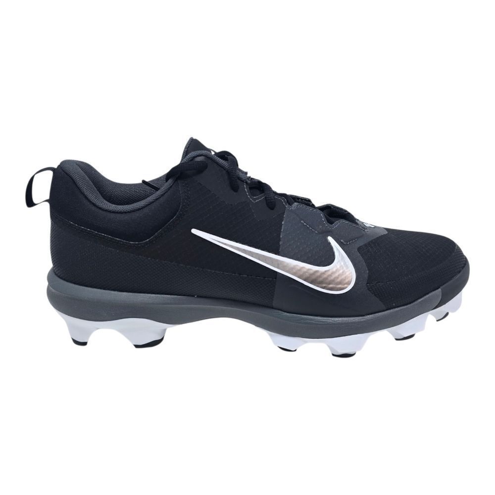 Nike Force Trout 9 Pro MCS Men's Size 15 Black Silver Plastic Cleats FZ0915-003